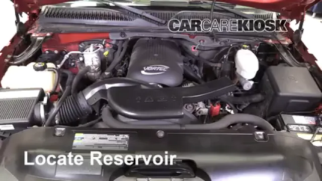 2003 Chevrolet Avalanche 1500 5.3L V8 Liquide essuie-glace Ajouter du liquide